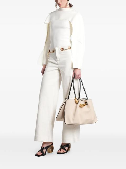 Cult Gaia Alka cape-sleeve blouse - White