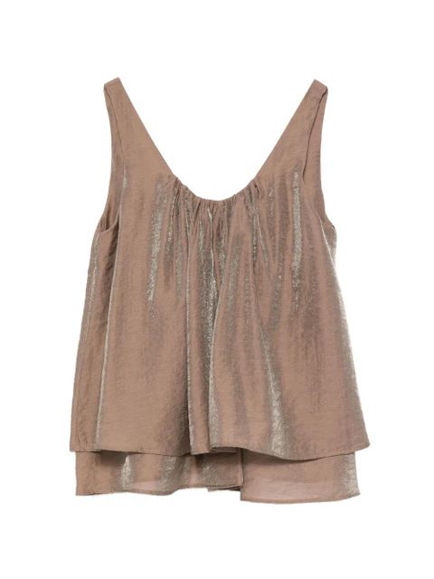 Eleh sleeveless top - Brown - zdjęcie produktu nr 1