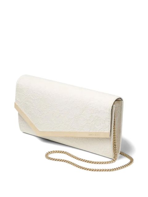 Jimmy Choo Emmie floral chain clutch bag - White - zdjęcie produktu nr 2