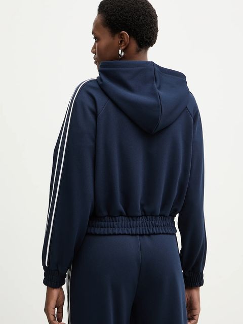 MICHAEL Michael Kors bluza damska kolor granatowy z kapturem gładka MR651X2K8N - zdjęcie produktu nr 2