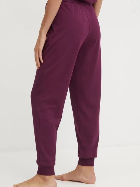 HUGO spodnie lounge kolor fioletowy 50490578