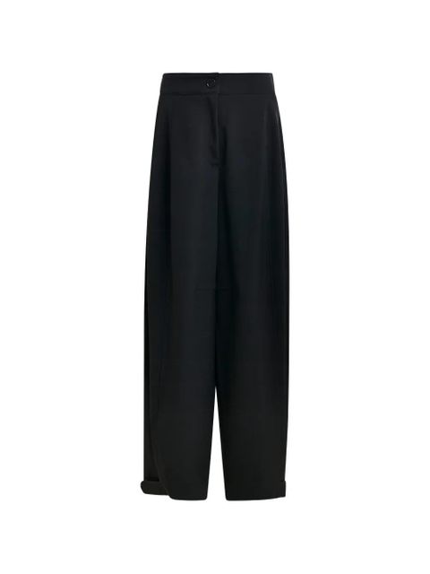 Essentiel Antwerp barrel-leg pleated trousers - Black - zdjęcie produktu nr 1