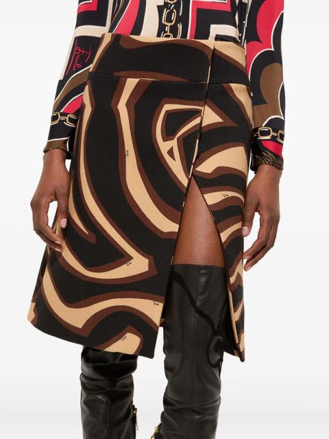 PUCCI printed mini skirt - Black