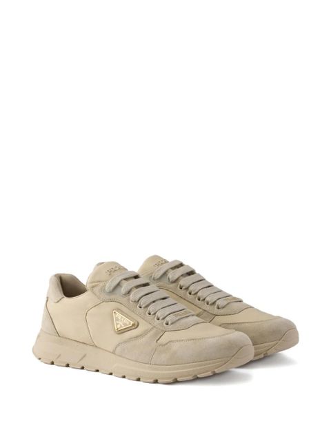 Prada Prax 2.0 logo suede sneakers - Neutrals - zdjęcie produktu nr 2