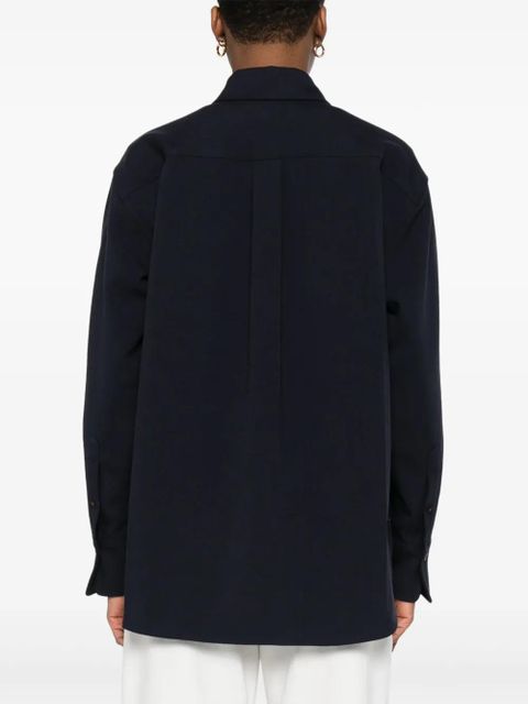 Victoria Beckham jersey shirt - Blue