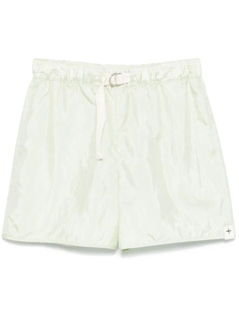 Jil Sander belted shorts - Green - zdjęcie produktu nr 1