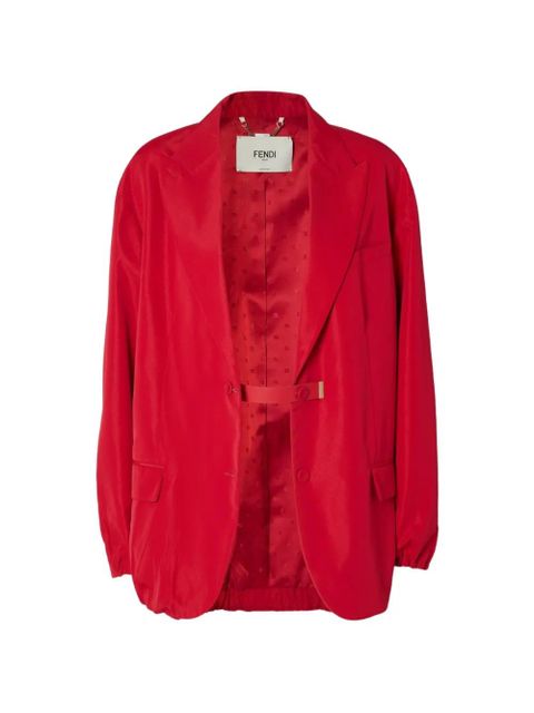 FENDI belted jacket - Red - zdjęcie produktu nr 1