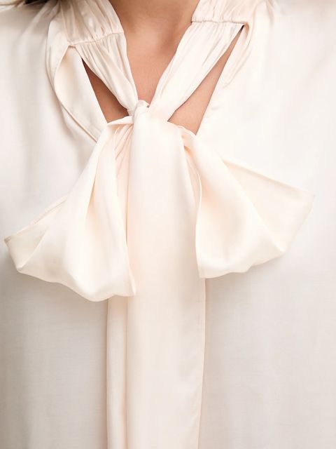 Pedro del Hierro bluzka damska kolor beżowy gładka 6632954