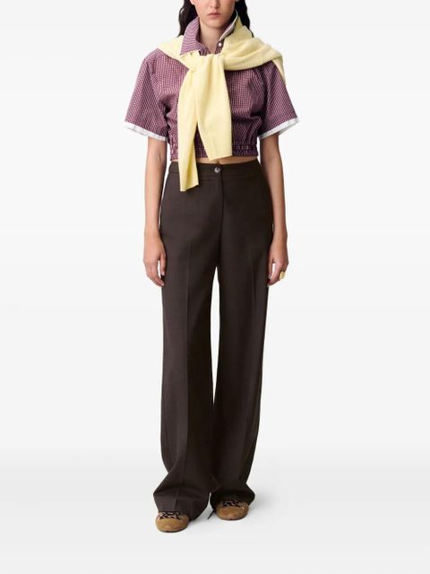 Claudie Pierlot wide-leg trousers - Brown - zdjęcie produktu nr 2