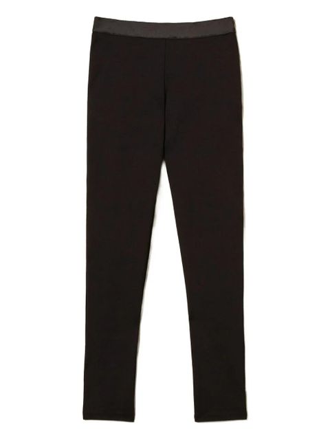 TWINSET satin-waistband trousers - Black - zdjęcie produktu nr 1