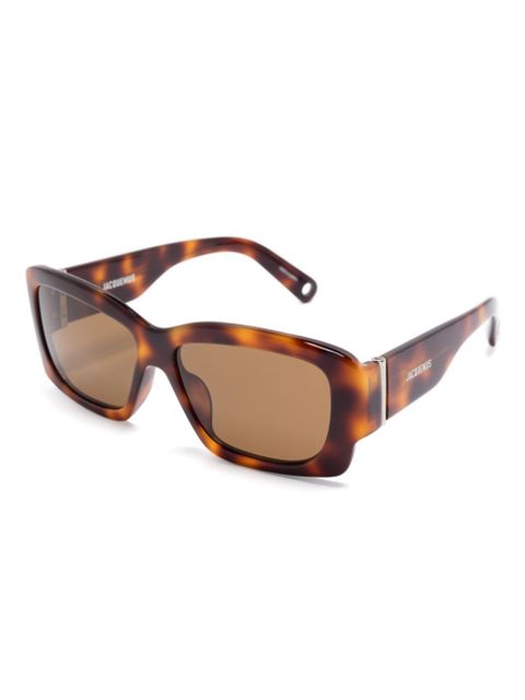 Jacquemus Croisiere sunglasses - Brown - zdjęcie produktu nr 2