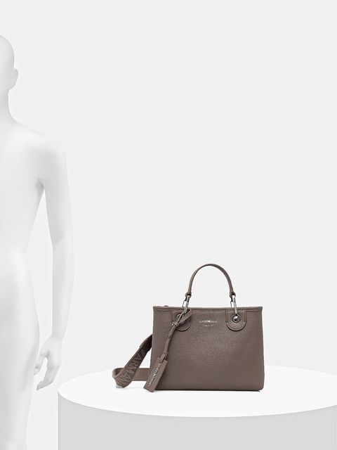 Emporio Armani torebka kolor brązowy EW000361 AF12036