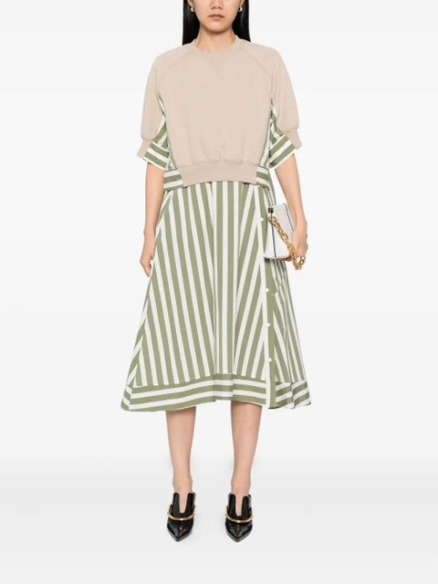 3.1 Phillip Lim striped combo dress - Neutrals - zdjęcie produktu nr 2
