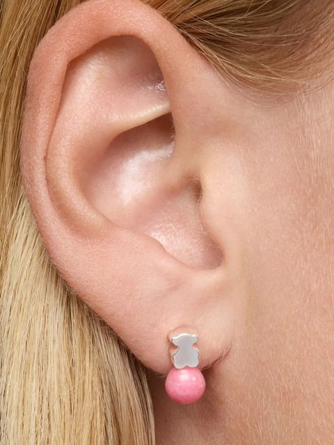 Tous kolczyki srebrne ICON MESH 1004503600