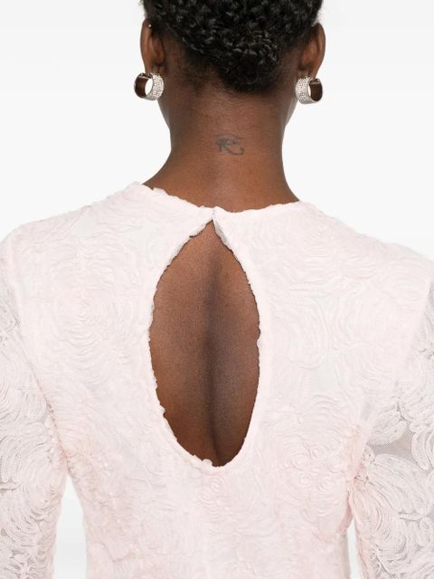 ROTATE BIRGER CHRISTENSEN floral-motif mini dress - Pink