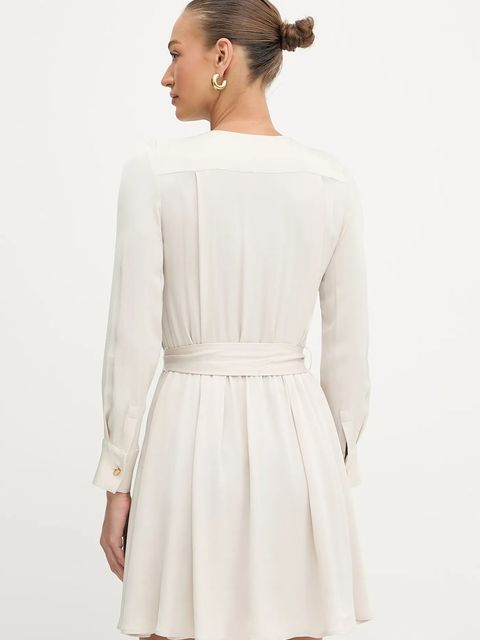 Marciano by Guess sukienka ANITA kolor beżowy mini rozkloszowana 5YGK33 7356A