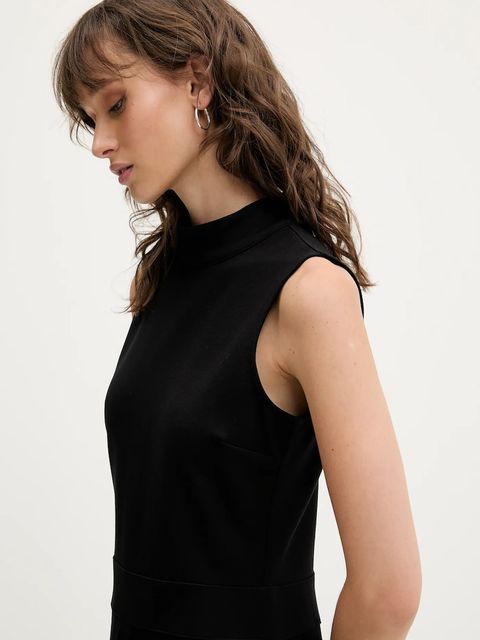 HUGO sukienka kolor czarny mini rozkloszowana 50542729