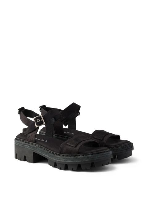 Prada canvas sandals - Black