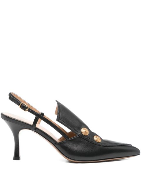 Chloé 75mm Agnes slingback pumps - Black - zdjęcie produktu nr 1