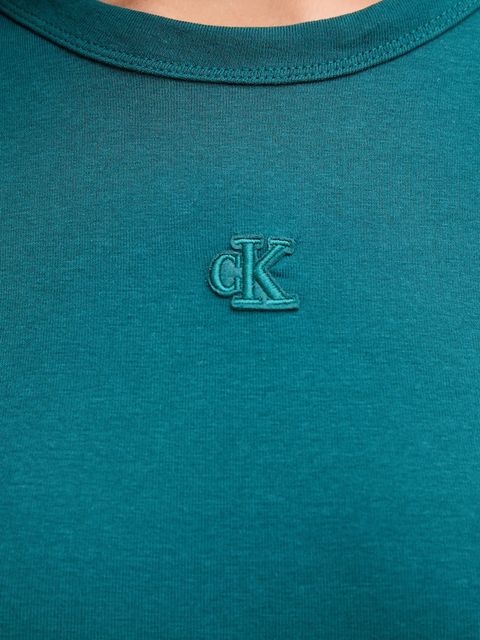 Calvin Klein Jeans sukienka kolor turkusowy mini dopasowana LV047B266G