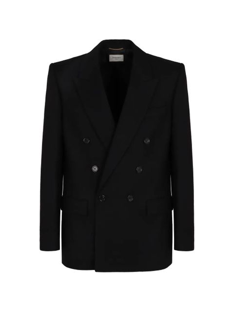Saint Laurent Cassandre double-breasted blazer - Black - zdjęcie produktu nr 1