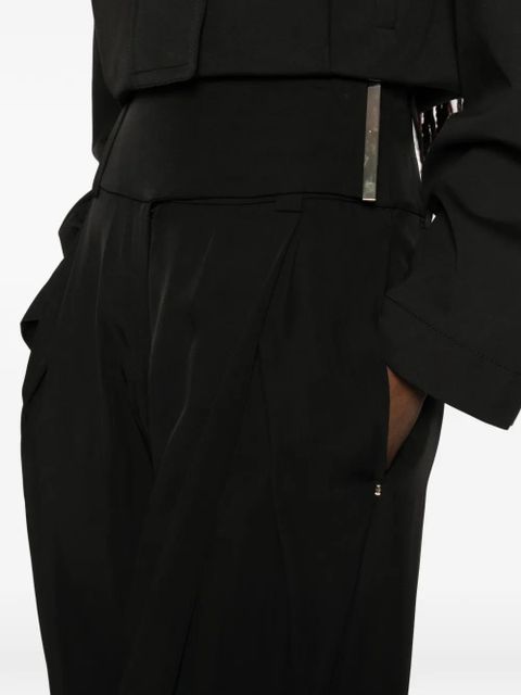 Sportmax Spsfavetta belted trousers - Black