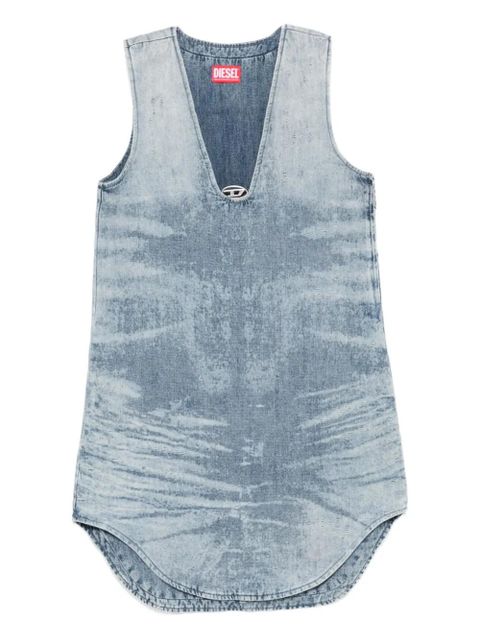 Diesel V-neck sleeveless dress - Blue - zdjęcie produktu nr 1