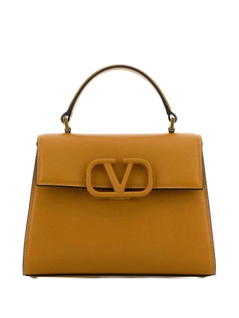 Valentino Garavani Small Vsling camel leather tote bag - Brown - zdjęcie produktu nr 1