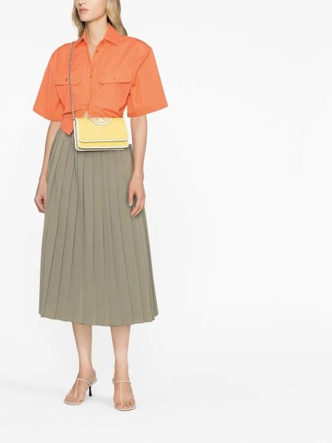 Tory Burch quilted leather crossbody bag - Yellow - zdjęcie produktu nr 2