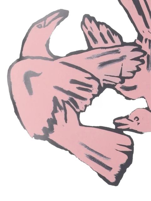 Marni medium bird-print tote bag - White - zdjęcie produktu nr 2