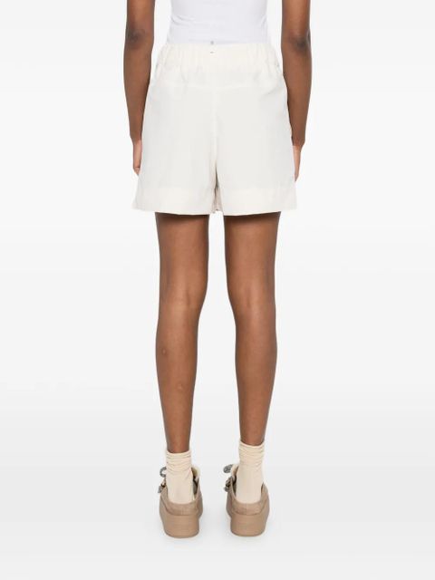 Moncler Grenoble logo-patch drawstring shorts - Neutrals