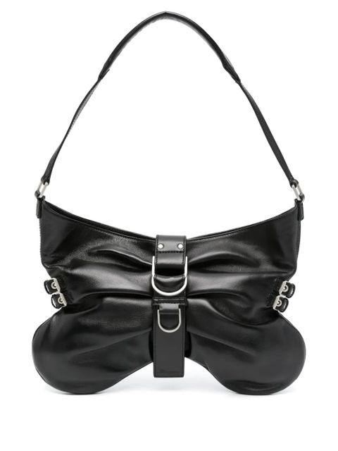 Blumarine large Butterfly leather shoulder bag - Black - zdjęcie produktu nr 1