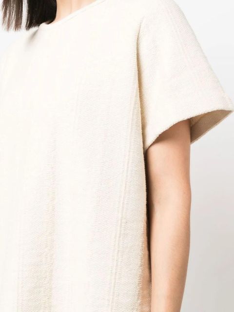 Jil Sander fringe-detail knitted top - Neutrals
