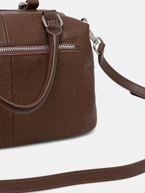 Answear.LAB torebka skórzana kolor brązowy