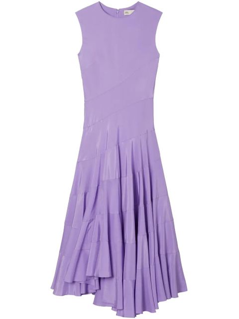 Tory Burch pleated midi dress - Purple - zdjęcie produktu nr 1