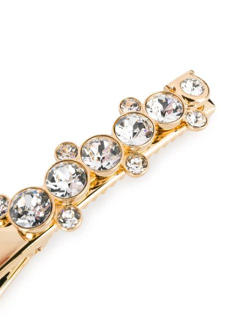 Ferragamo gem embellished hair clip - Gold