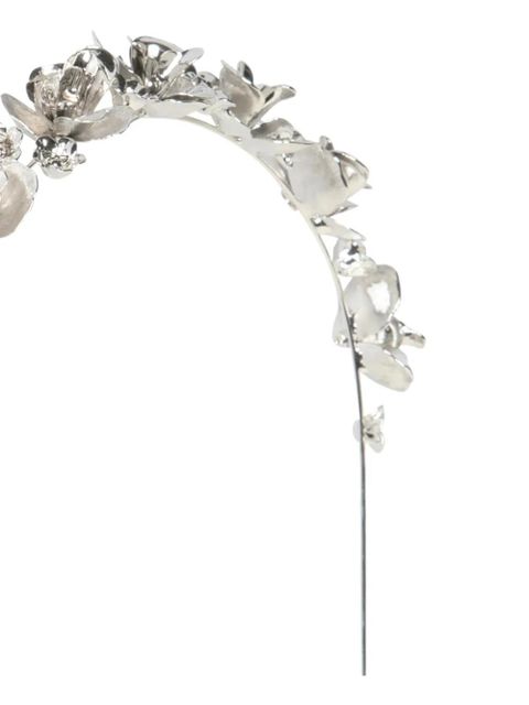 Jennifer Behr Larena floral headband - Silver - zdjęcie produktu nr 2