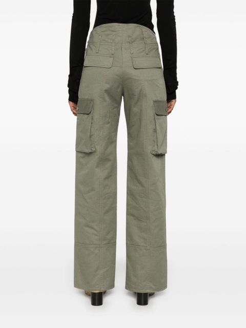 Rabanne straight-leg cargo trousers - Green