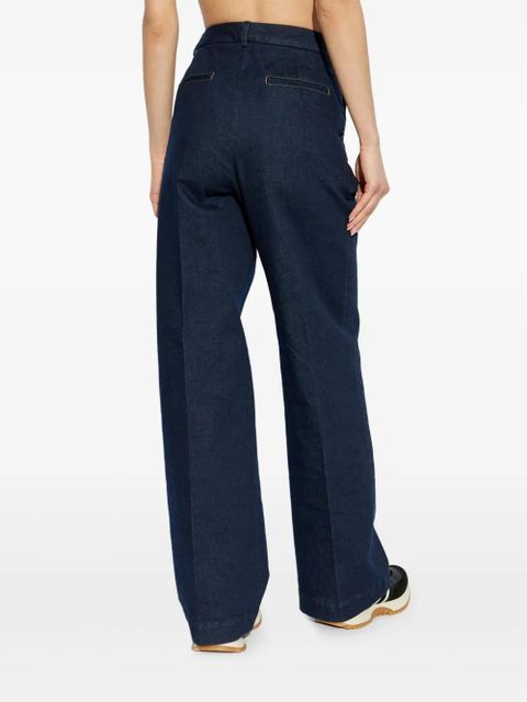 Moncler high-waisted jeans - Blue