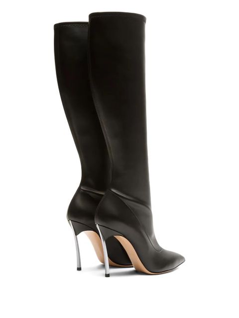 Casadei 100mm Blade to the Knee boots - Black