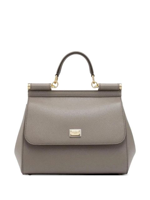 Dolce & Gabbana large Sicily top-handle leather tote bag - Neutrals - zdjęcie produktu nr 1