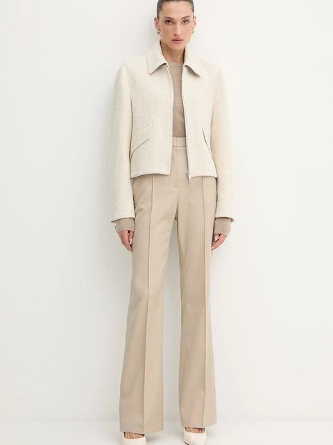 BOSS kurtka kolor beżowy przejściowa 50543212 - zdjęcie produktu nr 2