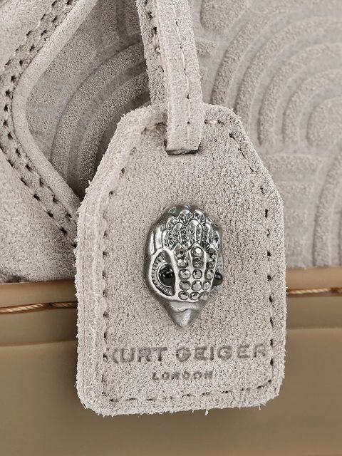 Kurt Geiger London sneakersy zamszowe Southbank Tag kolor beżowy 493347209