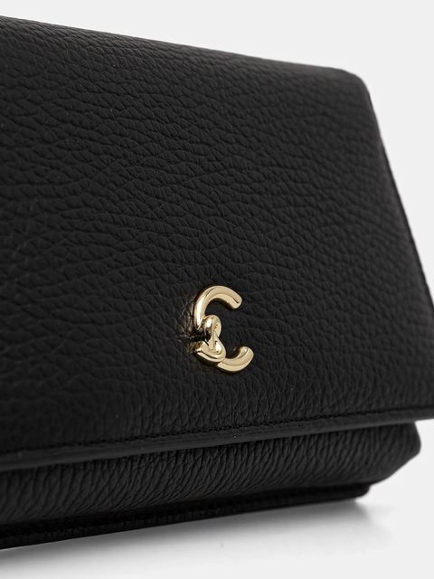 Coccinelle kopertówka skórzana kolor czarny E5 SSL 19 03 01