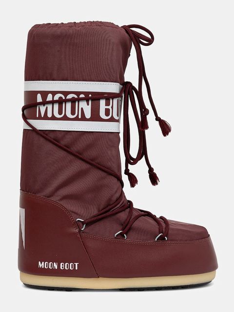 Moon Boot śniegowce MB ICON NYLON kolor bordowy 80D1400440 D013 - zdjęcie produktu nr 2