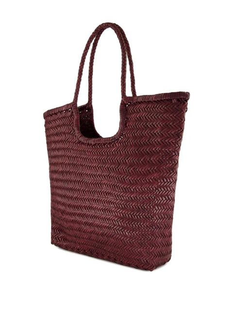 DRAGON DIFFUSION NS Diagonal Triple Jump tote bag - Red