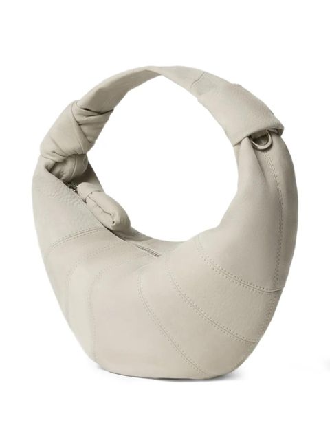 LEMAIRE mini Fortune Croissant topstitched tote bag - Neutrals