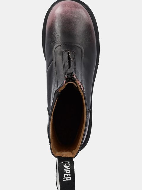 Camper botki skórzane Milah damskie kolor czarny na słupku K400776-008