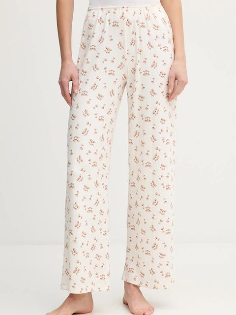 Abercrombie & Fitch spodnie piżamowe damska kolor beżowy KI146-5113-110 - zdjęcie produktu nr 1