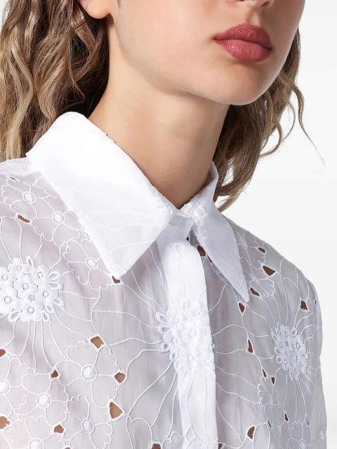 Valentino Garavani broderie anglaise shirt - White
